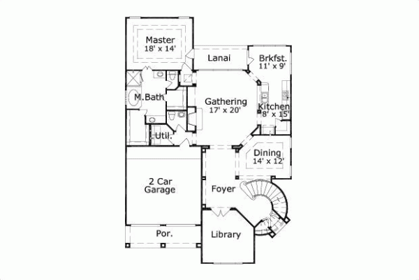 Main Floor Plan: 19-615