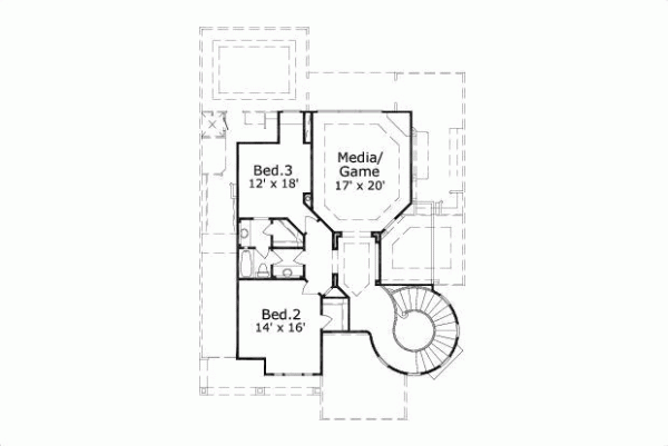 Upper/Second Floor Plan:19-615