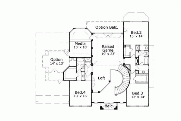 Upper/Second Floor Plan:19-616
