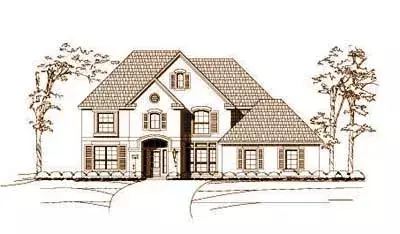 Traditional house plans 19-647 - front exterior, 3,796 sq ft, 4 bed, 3 bath house plans | Monster House Plans