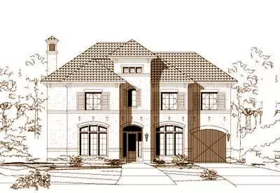 Mediterranean house plans 19-649 - front exterior, 4,333 sq ft, 4 bed, 4 bath house plans | Monster House Plans