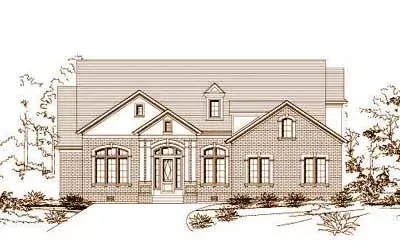 Traditional house plans 19-652 - front exterior, 3,903 sq ft, 4 bed, 3 bath house plans | Monster House Plans