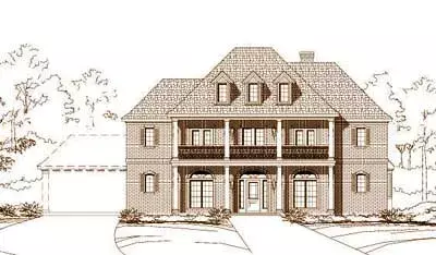 Plantation house plans 19-655 - front exterior, 4,357 sq ft, 5 bed, 3 bath house plans | Monster House Plans