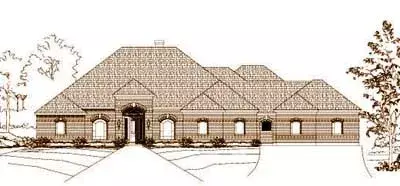 Traditional house plans 19-661 - front exterior, 4,330 sq ft, 4 bed, 3 bath house plans | Monster House Plans