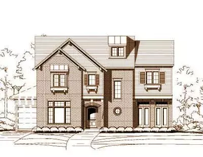 Traditional house plans 19-664 - front exterior, 5,185 sq ft, 4 bed, 3 bath house plans | Monster House Plans
