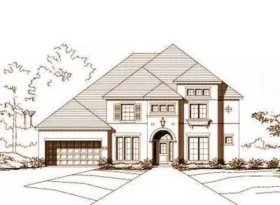 Traditional house plans 19-667 - front exterior, 4,001 sq ft, 4 bed, 4 bath house plans | Monster House Plans