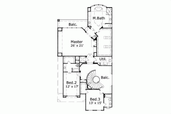 Upper/Second Floor Plan:19-675