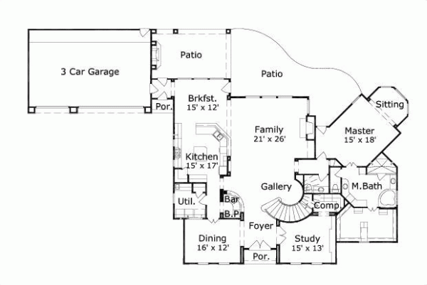 Main Floor Plan: 19-685