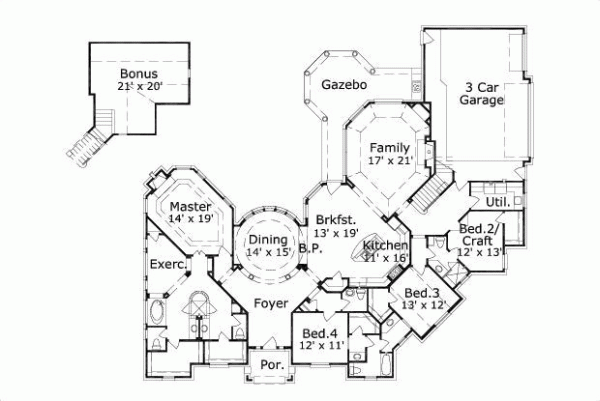Main Floor Plan: 19-695
