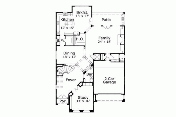 Main Floor Plan: 19-699