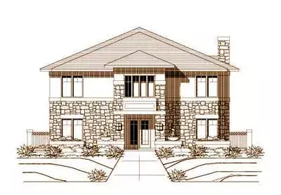 Contemporary house plans 19-722 - front exterior, 4,480 sq ft, 4 bed, 4 bath house plans | Monster House Plans