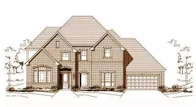 Traditional house plans 19-727 - front exterior, 4,525 sq ft, 5 bed, 4 bath house plans | Monster House Plans