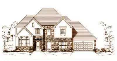 Traditional house plans 19-729 - front exterior, 4,525 sq ft, 5 bed, 4 bath house plans | Monster House Plans