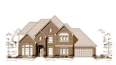 Traditional house plans 19-733 - front exterior, 4,525 sq ft, 5 bed, 4 bath house plans | Monster House Plans