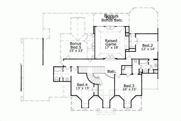 Upper/Second Floor Plan:19-755