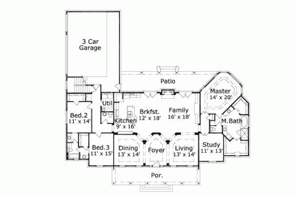 Main Floor Plan: 19-761