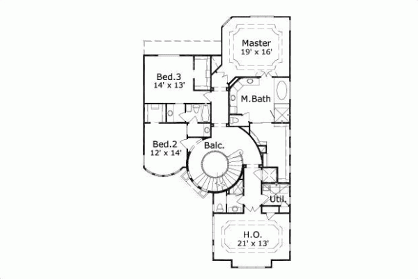Upper/Second Floor Plan:19-770