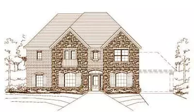 French Country house plans 19-809 - front exterior, 3,223 sq ft, 4 bed, 3 bath house plans | Monster House Plans