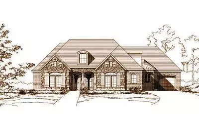 Traditional house plans 19-818 - front exterior, 2,915 sq ft, 4 bed, 3 bath house plans | Monster House Plans