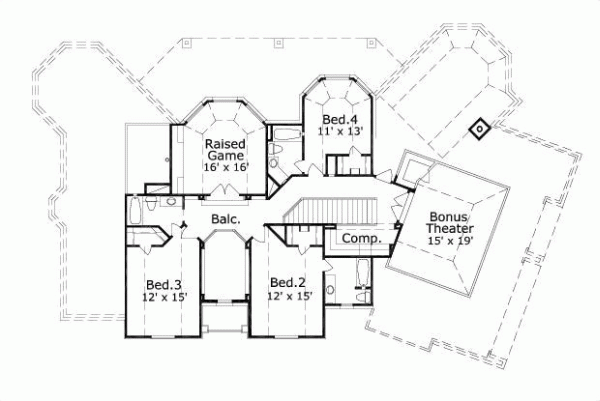 Upper/Second Floor Plan:19-821