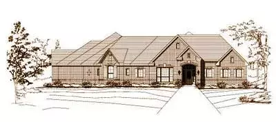 Traditional house plans 19-826 - front exterior, 3,787 sq ft, 4 bed, 4 bath house plans | Monster House Plans