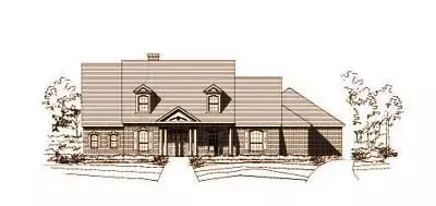 Country house plans 19-833 - front exterior, 4,894 sq ft, 4 bed, 5 bath house plans | Monster House Plans
