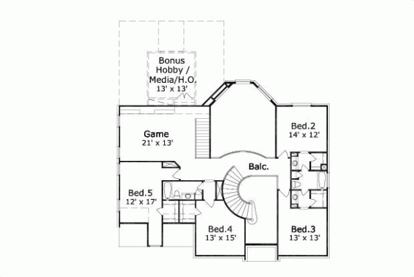Upper/Second Floor Plan:19-840