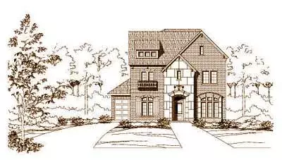 French Country house plans 19-860 - front exterior, 3,651 sq ft, 4 bed, 4 bath house plans | Monster House Plans