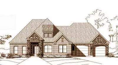 Traditional house plans 19-874 - front exterior, 3,120 sq ft, 4 bed, 3 bath house plans | Monster House Plans