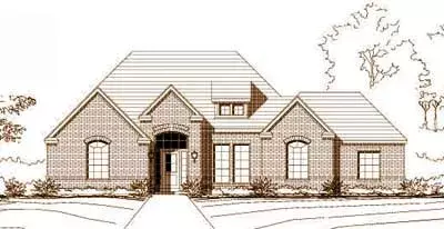 Traditional house plans 19-878 - front exterior, 2,052 sq ft, 4 bed, 3 bath house plans | Monster House Plans