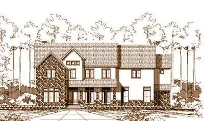 Traditional house plans 19-886 - front exterior, 6,072 sq ft, 5 bed, 5 bath house plans | Monster House Plans