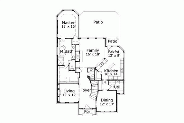 Main Floor Plan: 19-888