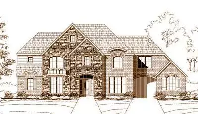 Traditional house plans 19-898 - front exterior, 3,801 sq ft, 5 bed, 3 bath house plans | Monster House Plans