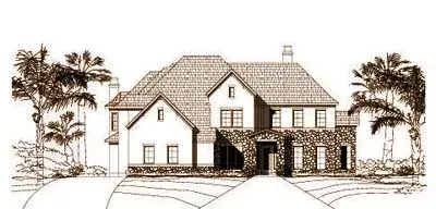 Traditional house plans 19-901 - front exterior, 5,837 sq ft, 4 bed, 4 bath house plans | Monster House Plans