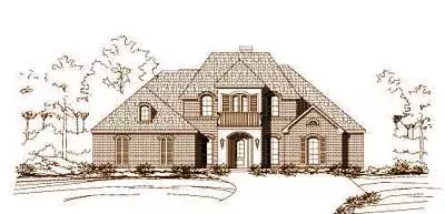 Traditional house plans 19-931 - front exterior, 3,531 sq ft, 5 bed, 3 bath house plans | Monster House Plans
