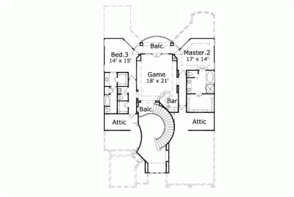 Upper/Second Floor Plan:19-960