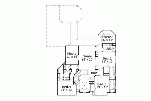 Upper/Second Floor Plan: 19-974