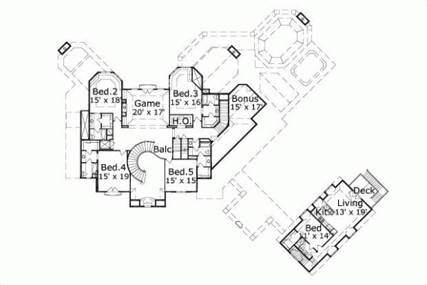 Upper/Second Floor Plan:19-980