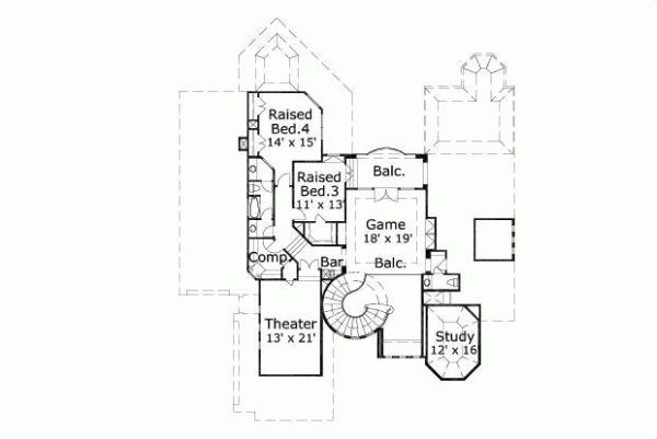 Upper/Second Floor Plan:19-998