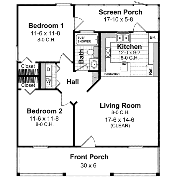 Main Floor Plan: 2-111