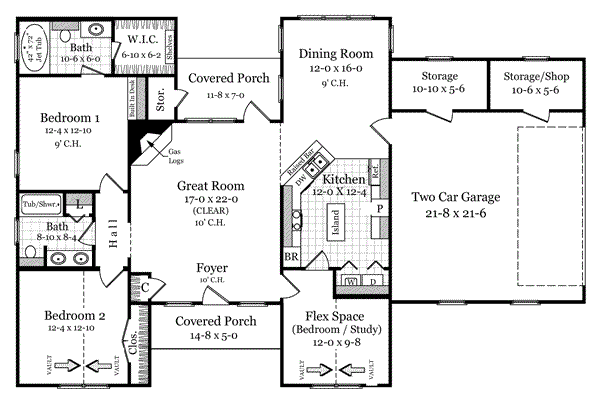 Main Floor Plan: 2-136