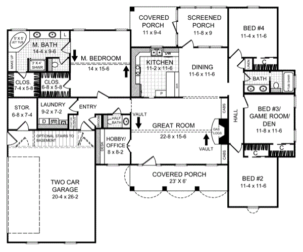 Main Floor Plan: 2-205