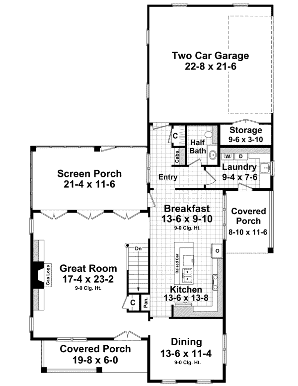 Main Floor Plan: 2-300