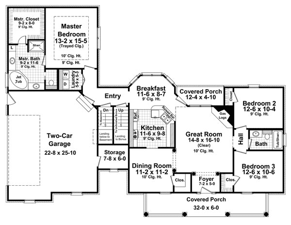 Main Floor Plan: 2-340