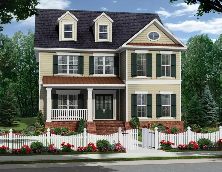 Southern Colonial house plans 2-365 - front exterior, 2,570 sq ft, 4 bed, 2 bath house plans | Monster House Plans