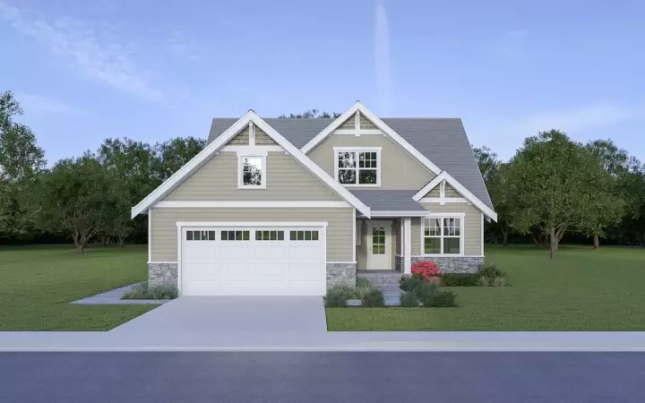 Craftsman house plans 20-108 - front exterior, 1,862 sq ft, 3 bed, 2 bath house plans | Monster House Plans