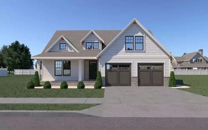Country house plans 20-176 - front exterior, 1,784 sq ft, 3 bed, 2 bath house plans | Monster House Plans