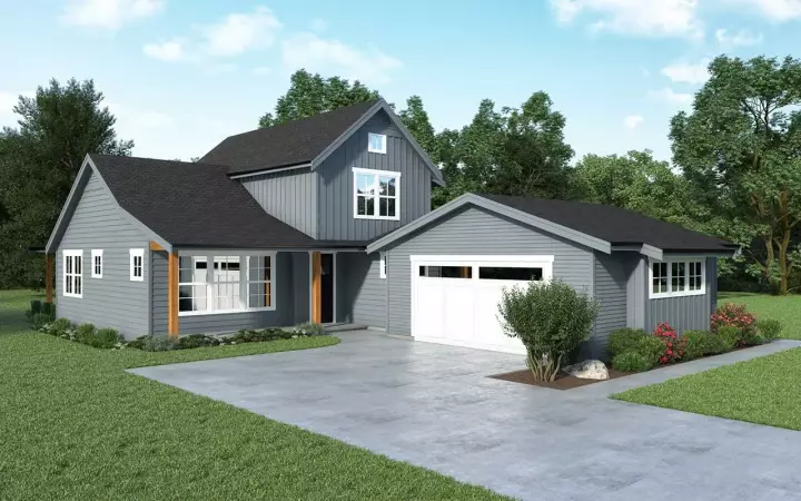 Country house plans 20-260 - front exterior, 2,100 sq ft, 3 bed, 2 bath house plans | Monster House Plans