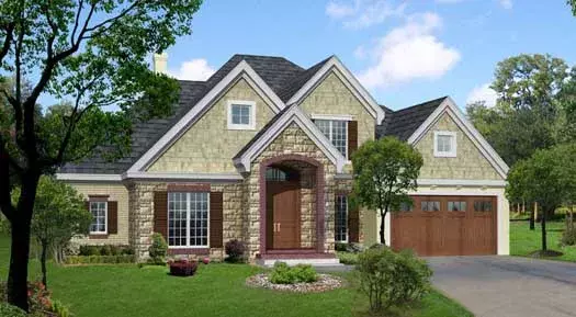 Traditional house plans 21-1000 - front exterior, 3,981 sq ft, 5 bed, 3 bath house plans | Monster House Plans