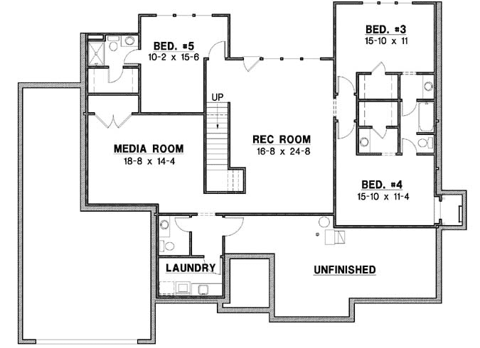 Lower Floor Plan:21-1006